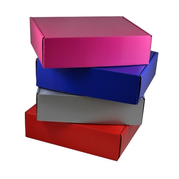 Recyclable Material Kraft Mailer Boxes , Logo Printed Corrugated Box