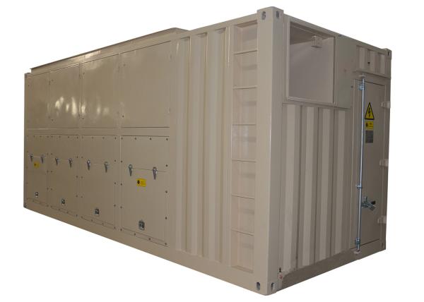 Quality Large Gray 3 Phase Load Bank 2100 KW Line Voltage 400 V With Hydro Generators for sale