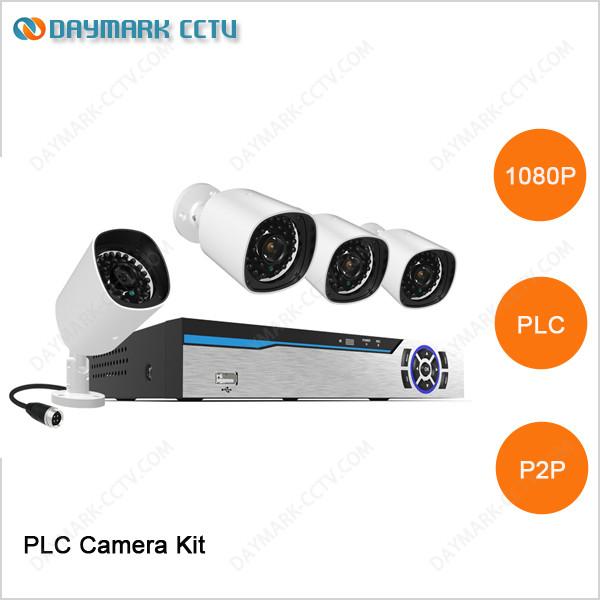 Quality HD bullet power line communication camera system for home surveillance for sale