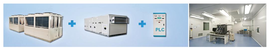20T Clean Room Package Air Conditioning Rooftop AC Unit Precise Temperature Control
