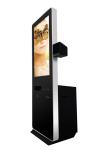 43" Wifi Floor Stand Self Service Kiosk Touchscreen With A4 Printer Paper