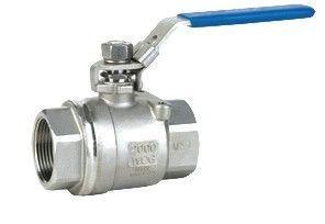 Buy cheap 2-pc stainless steel Padlocking device ball valves 1000 WOG, Full bore, Threaded end product