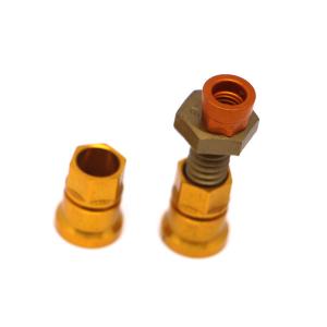 China High Precision Brass Nuts Bolts CNC Milling Processing ISO Certificate on sale