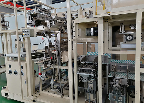 Stable Running Horizontal Diaper Packing Machine 25KW 30-35 Bag/Min