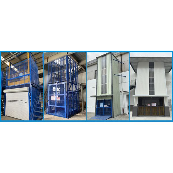 Powder Coated Industrial Hydraulic Warehouse Cargo Lift 1–10T For Workshop Vertical Transport