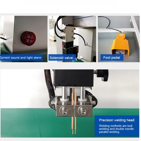 Manualprofessional Battery Spot Welder 8000A Pneumatic For EV Bike Battery