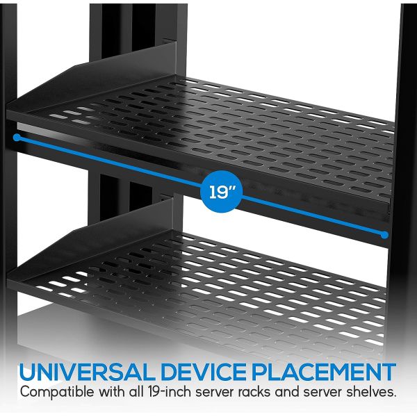 Vented Shelves Cantilever Mount Style Server Rack Shelf Mount Rails Network Equipment