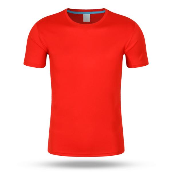 Quality Custom 200gsm Athletic Regular Fit Quick Dry Tee 100% Polyester for sale