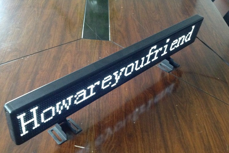 Scrolling running message electronic led display
