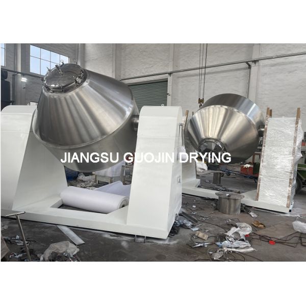 1500L Condensates Double Cone Dryer For Bacteria Fertilizer Granules