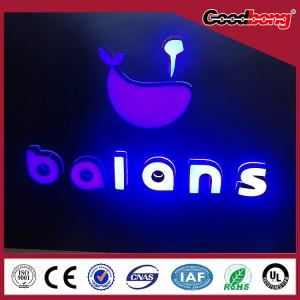 LED plastic metrials frontlit and backlit lighting Channel Alphabet Letter Sign