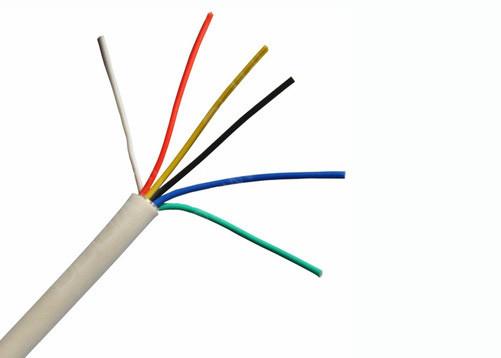 Quality Flexible Multi Conductor Control Cable , Unshielded Security Alarm Cable for sale