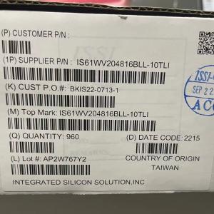 32mbit 48TSOP EEPROM Memory IS61WV204816BLL 10TLI IC SRAM PARALLEL