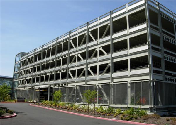 Quality Environmentally parking garage structure , modern multi level parking building for sale