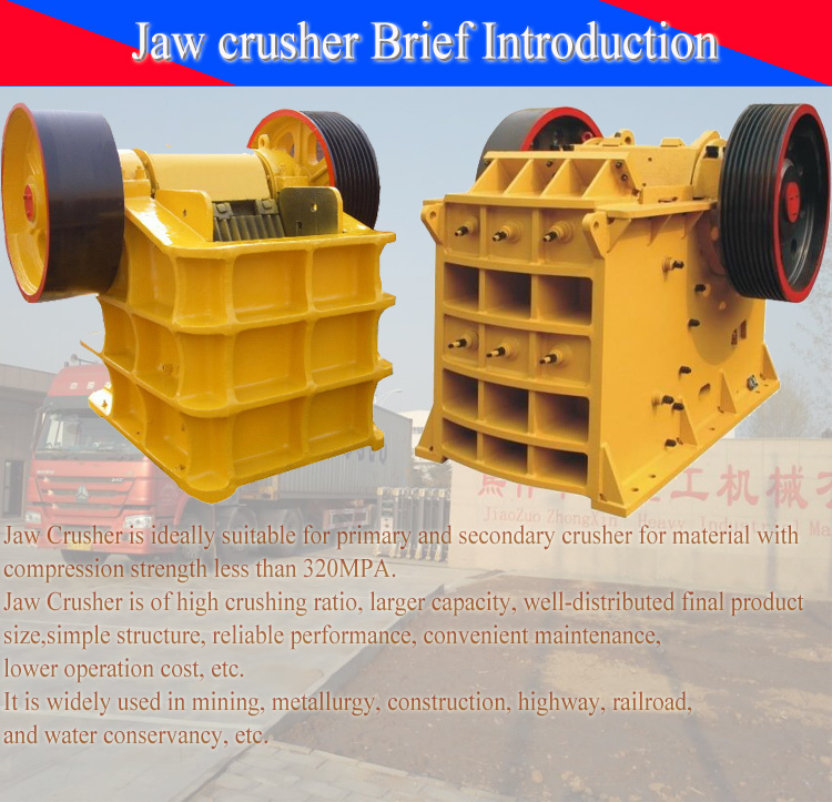 Jaw Crusher Price List In High efficiency Selling Mining Crusher Machine