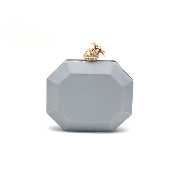 Quality Big Pineapple Closure Octagon Metal Clutch Frames 17cm for sale