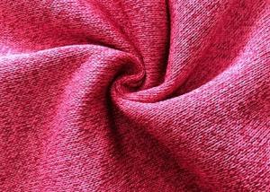 Buy cheap Loop Gagt Brushed Knit Fabric For Pullover Hoodie Pink 300GSM 100% Polyester product