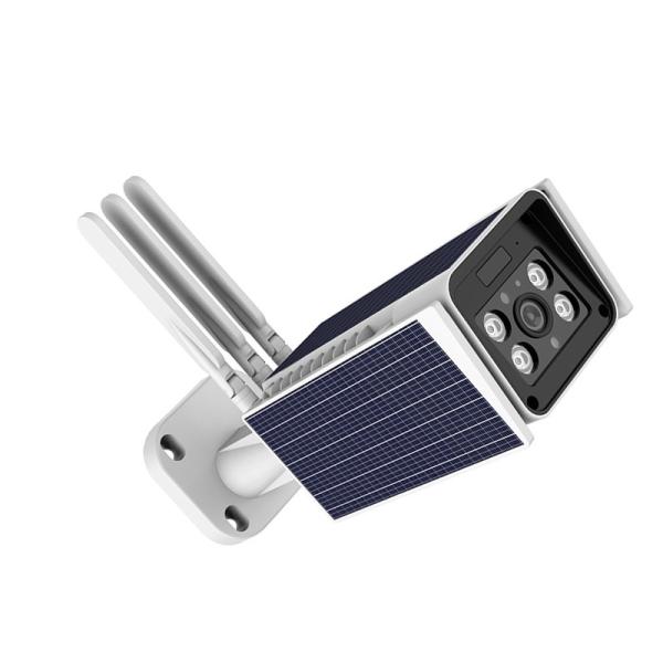 Quality Rechargeable Built In Battery 2.0MP Solar Panel Wifi Camera for sale
