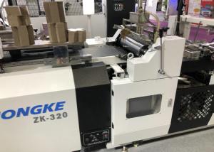 Buy cheap W / O Angle Pasting Automatic Paper Box Making Machine 15 - 30 Pcs / Min Speed product