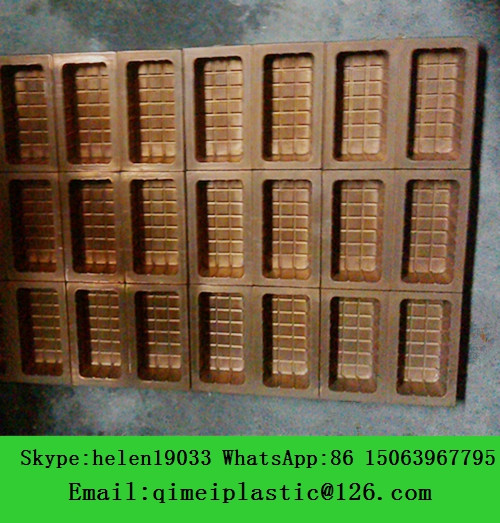 Blister Process Type Clear Tablet Packing Tray Plastic Material