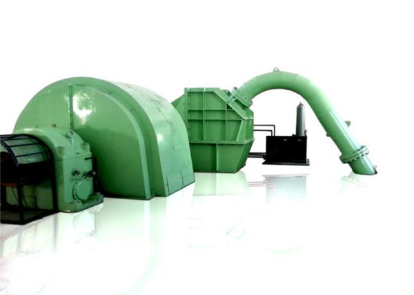 Quality Horizontal Shaft Pelton Turbine Generator 1 Mw High Efficiency Eco Friendly for sale