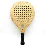 Nature Wooden Paddle Racket Personalized Beach Tennis Paddle Racquets Customized