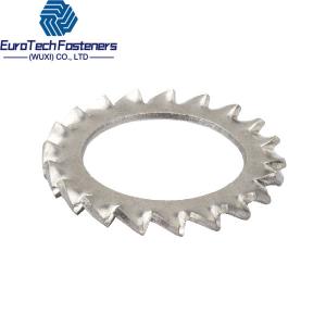 Buy cheap Star Countersunk Internal External Tooth Lock Washer DIN 6797 A Spring Steel Zinc Plated product