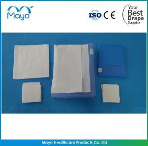 Hospital use Sterile Disposable Craniotomy drape pack Cranial drape with collection pouch