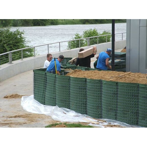 50x50mm Galvanized Steel Gabion Barrier for Military Defense