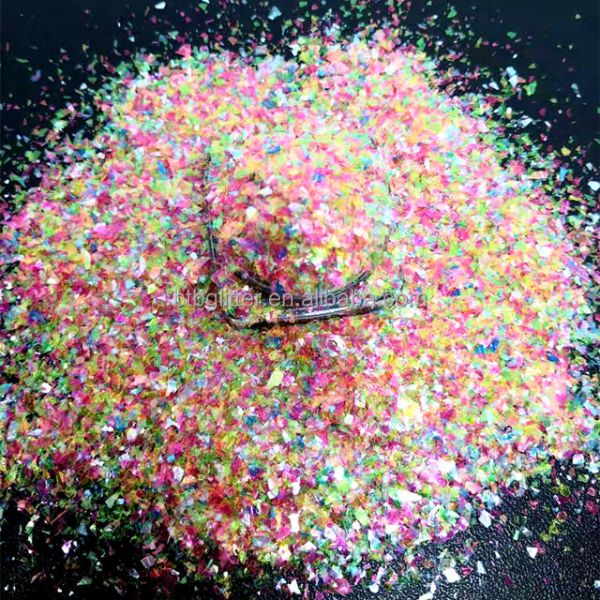 1KG Min Order Custom Polyester Christmas Confetti Glitter Shape for Ramadan Graduation School Valentine's Day Decorations