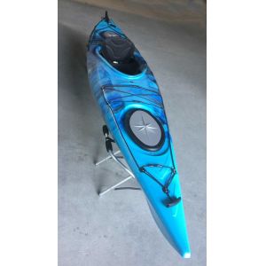 Buy cheap Plastic Open Single Sit Inside Kayak Mixed Color 400l*66w*36h With One Paddle product