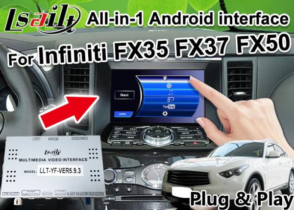 Quality All-in-1 Android Auto Interface for Infiniti FX 35 FX37 FX50 Integration GPS Navigation , apple carplay ,Android auto for sale