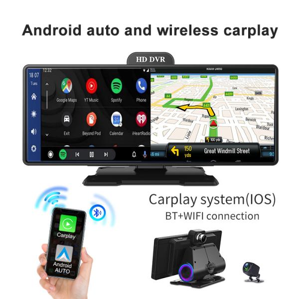 Quality 4K 10.26" Car DVR Android Carplay Dashboard Auto ADAS WiFi Dash Cam for sale