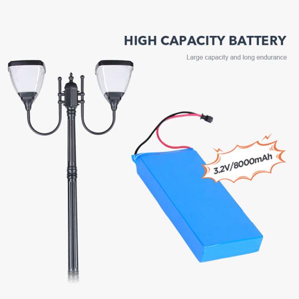 Quality 3000K 6500K Solar Powered Pole Light Outdoor Decorative Landscaping With Mono Solar Panels for sale