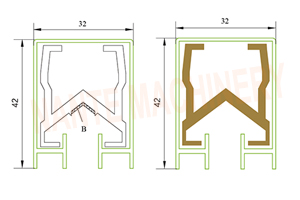 NSP-H32 Conductor Rail System Unipole Insulated Conductor Aluminium & Copper Material Rail