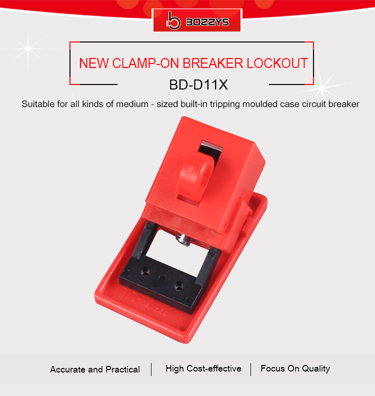 Polypropylene Electrical Lockout Devices Built In Tripping Moulded Case