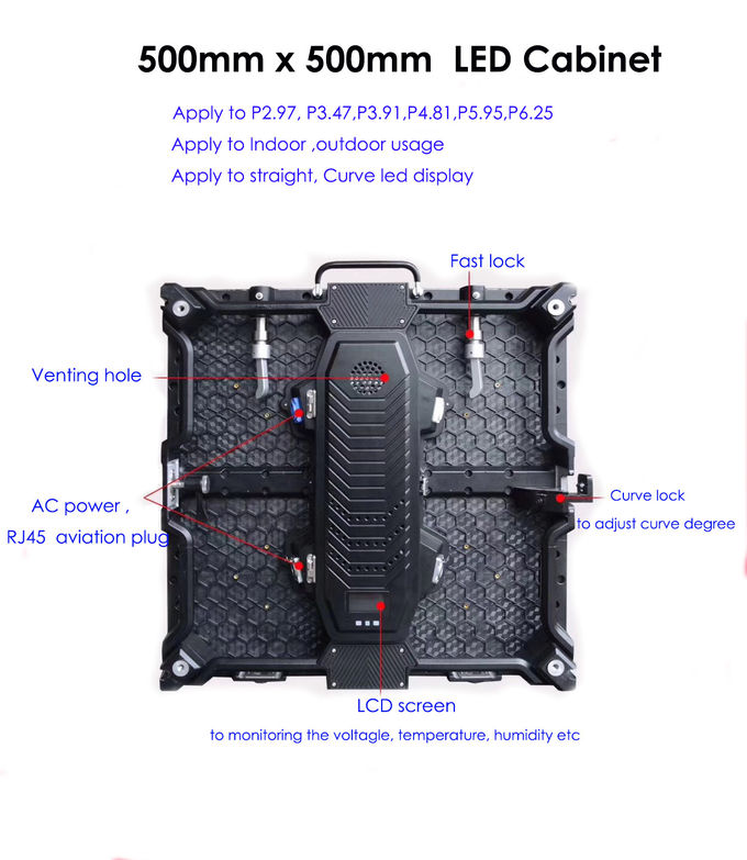 Mobile LED Display Module For Stage Concert Dj Background Novastar Linsn Control