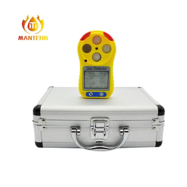 Quality 4 In 1 Multifunctional Gas Leak Detector , Handheld Gas Monitor Adjustable Alarm Level for sale