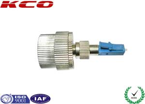 Steel LC / UPC APC PC Variable Fiber Attenuator 20dB with 1310 Wave Length