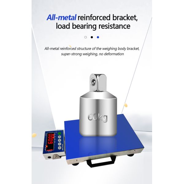 Bluetooth Portable Industrial Weighing Scale with 300*400mm Platform and 150KG Capacity