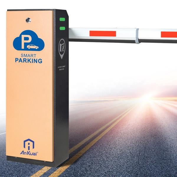 Quality Electric 110V LPR Parking System DC 24V , Automatic Traffic Boom Barrier Fast Speed for sale