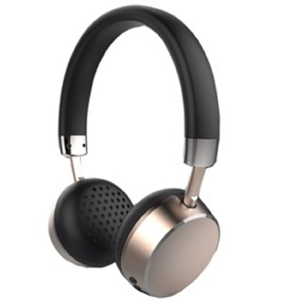 Quality Bluetooth 5.0 Headphone 10-hour Continuous Playback 108dB High Sensitivity On-ear Design Metallic Material Wired Connection Support for sale