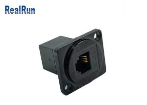 China 6P4C Straight Through RJ11 Modular Connector CAT3 Socket Female on sale