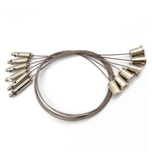 Buy cheap Hanging System Wire Rope Lanyard LED Ceiling Light Kit With Nickel Adjustable Hook product