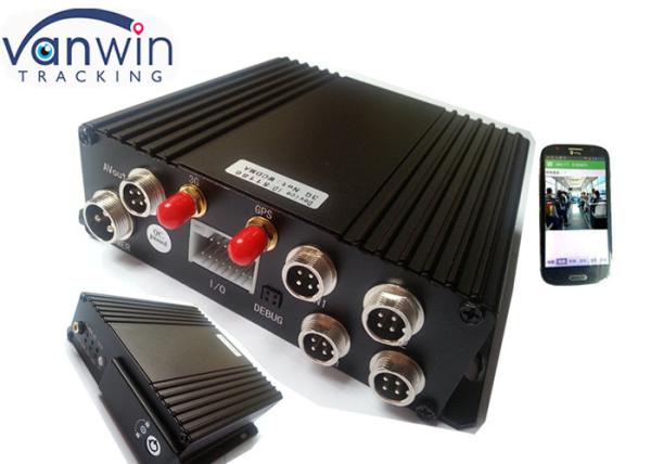 Quality 4 Channel Car DVR GPS Dual SD Card Storage Local Playback H.264 Format for sale