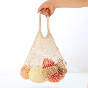 China Reusable Net Zero Produce Bags Washable Cotton Mesh Bags For Vegetables on sale