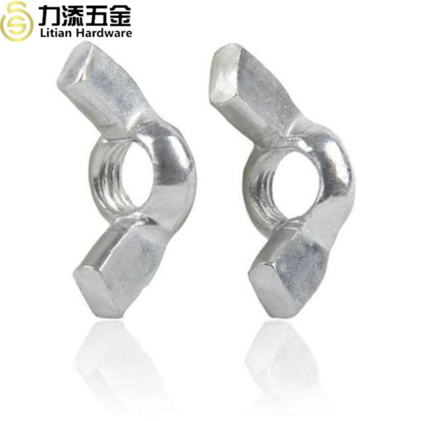 SS Butterfly Nut And Wing Nut M4-M16 Spheroidizing ODM Available