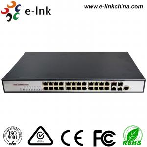 Buy cheap 650W Rugged Ethernet Switch 22 Port 10 / 100 / 1000Base-T + 2 Combo + 2 (1000M) SFP product