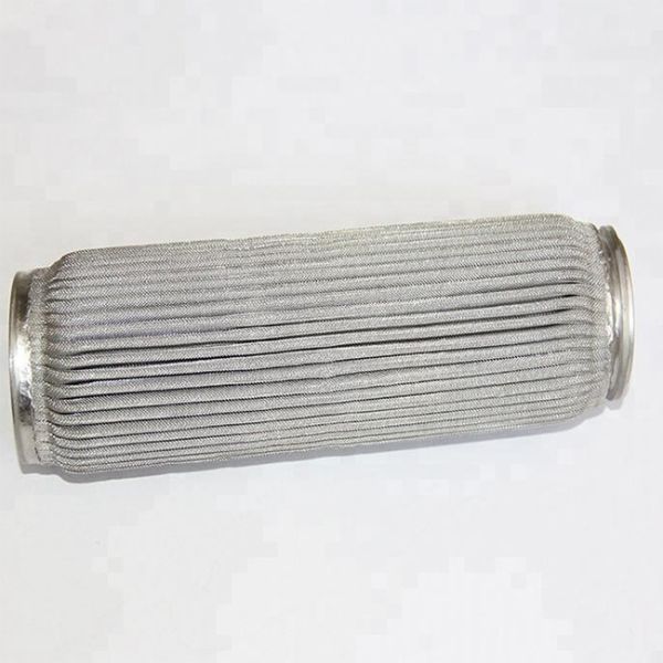 Customized Stainless Steel Pleated Candle Filter For Water Treatment Plant