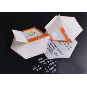 Buy cheap Print custom anti fake self adhesive VOID security label sticker product